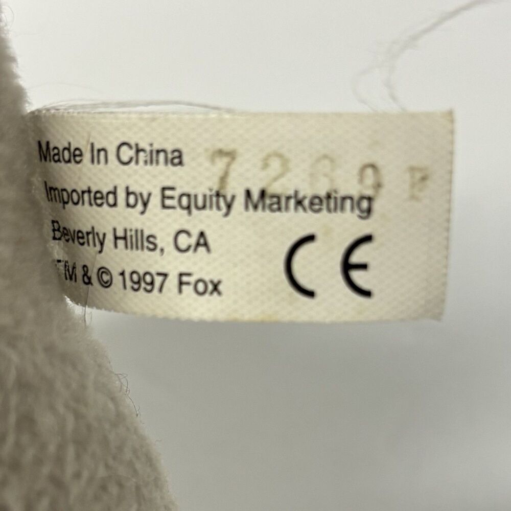 Disney Anastasia Pooka Dog Plush Stuffed Animal Toy Doll Figure Vintage 1997 VTG - Picture 3 of 3